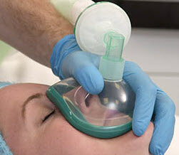 Wiederbelebungsbeutel Lieferanten,hochkonzentrierte  Sauerstoffmaske,Anästhesie-Gesichtsmaske